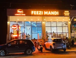 night view of best mandi irestaurant in calicut