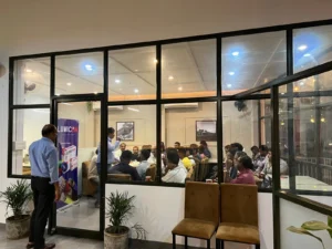 meeting section at best mandi restaurant in calicut